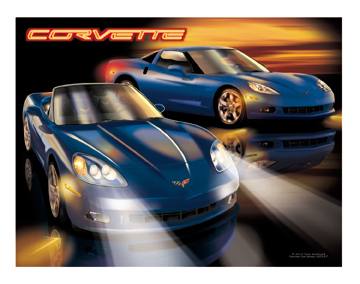 C6  - LeMans Blue Corvette